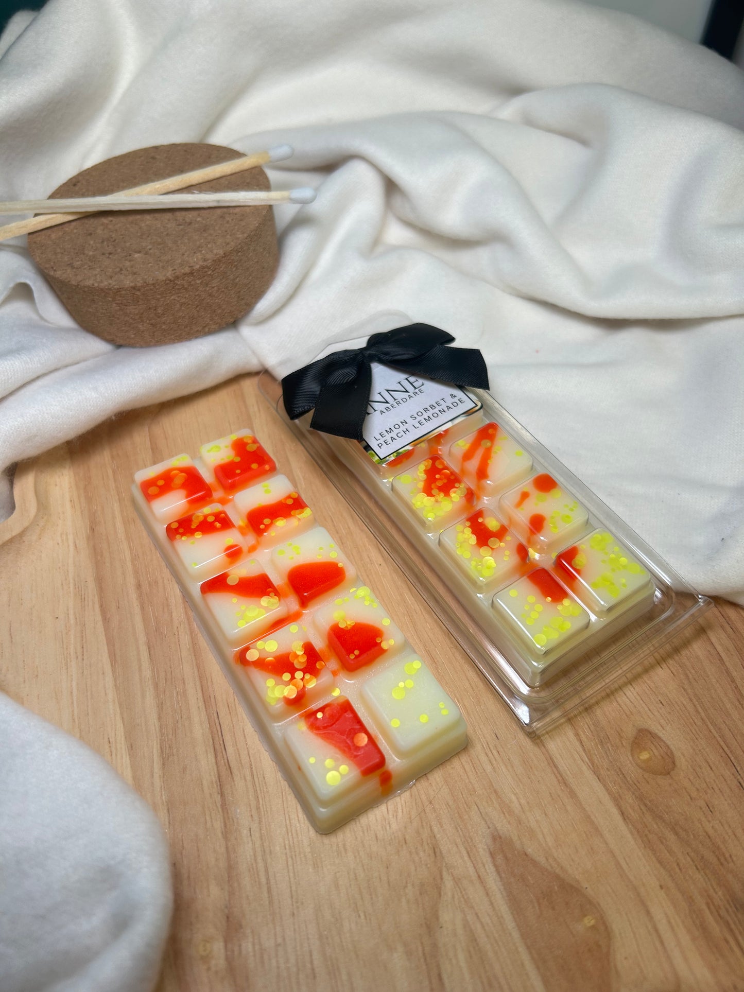 LEMON SORBET & PEACH | Wax Melt Snap Bar